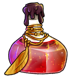 Feather Vial (Red)